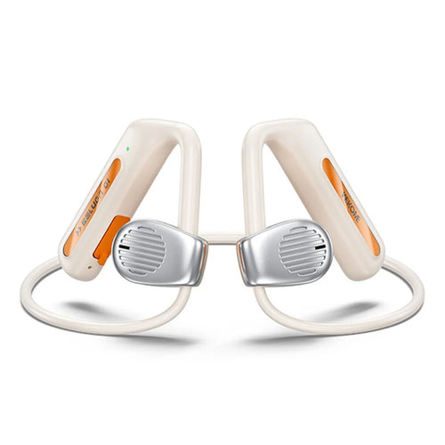WEKOME Beluga G1 ENC Noise Reduction Bluetooth-compatible Headphones Open Ear Wireless Neckband Earphone - Orange - 1