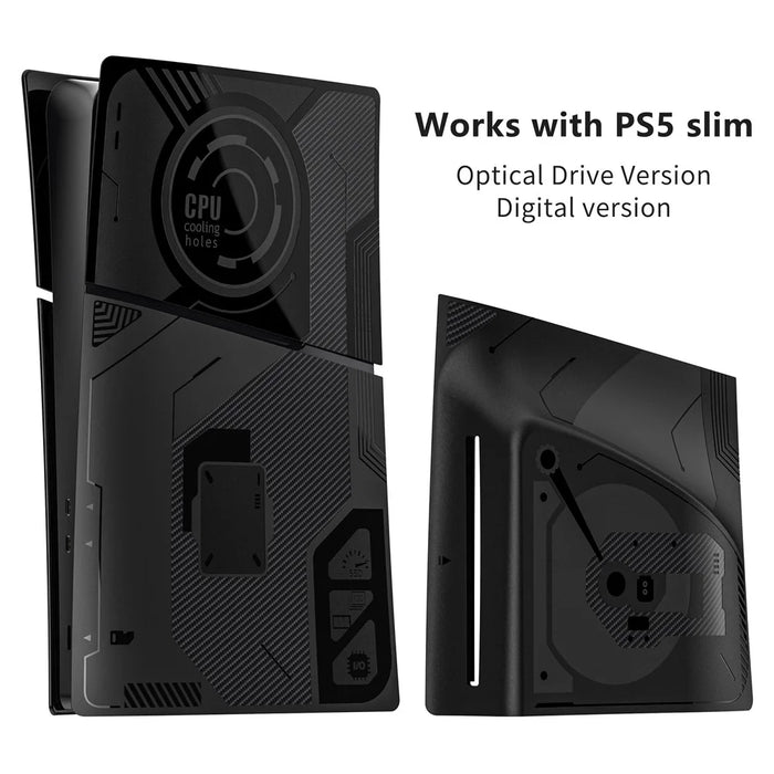 Slim PC Shell for Sony PS5 Slim Optical Drive / Digital Version Dust-Proof Protective Case - 2