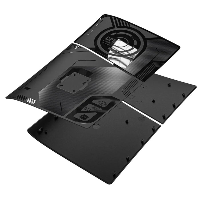 Slim PC Shell for Sony PS5 Slim Optical Drive / Digital Version Dust-Proof Protective Case - 5