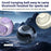 Coconut Ball Design TWS Bluetooth-compatible Earphone Bone Conduction Ear Hanging Stereo Music Headset - Purple - 4