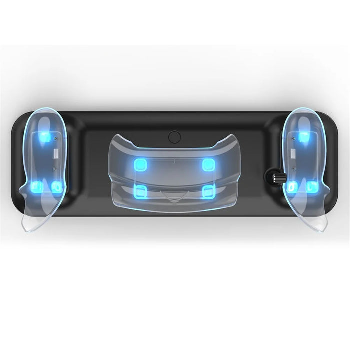 Charger Station for Meta Quest 3 VR Headset and Double Controller Charging Dock - Black - 4