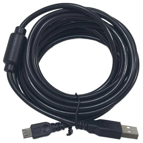 For Sony PlayStation 4 Controller Charging Cable 3 Meters USB to Mini USB Data Transfer and Charging Cable - Black - 1