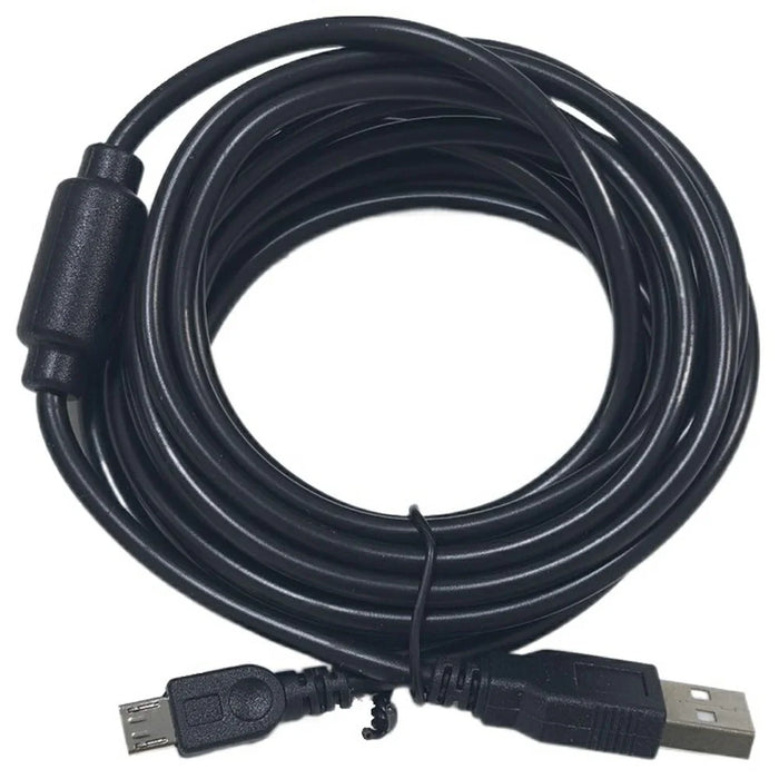 For Sony PlayStation 4 Controller Charging Cable 3 Meters USB to Mini USB Data Transfer and Charging Cable - Black - 1