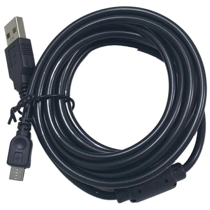 For Sony PlayStation 4 Controller Charging Cable 3 Meters USB to Mini USB Data Transfer and Charging Cable - Black - 2