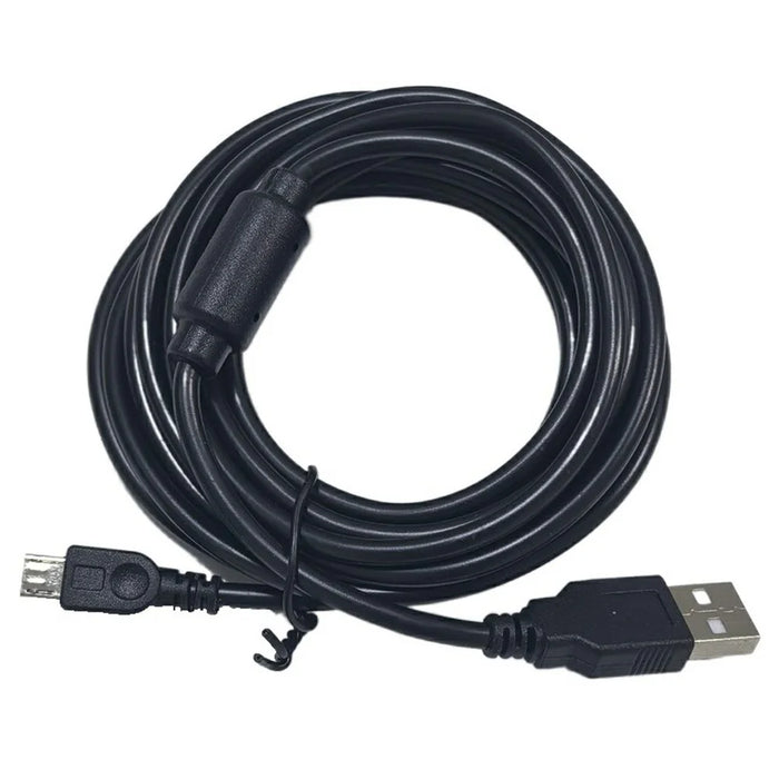 For Sony PlayStation 4 Controller Charging Cable 3 Meters USB to Mini USB Data Transfer and Charging Cable - Black - 5
