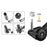 HSP38 104cm Adjustable Microphone Clip Holder Desktop 3 / 8 Inch Screw Connector Mic Bracket Mount Clamp - Black - 3