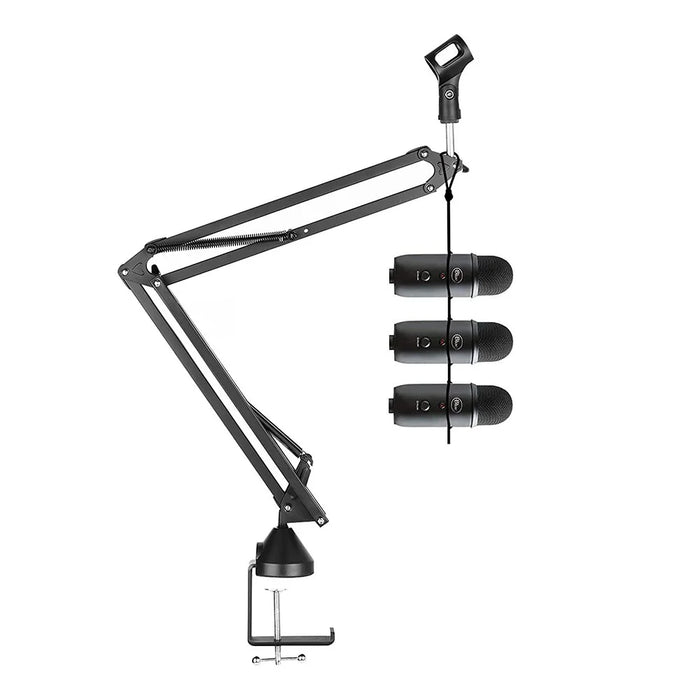 HSP19 360 Degree Rotation Microphone Boom Arm Stand Cantilever Bracket Adjustable Suspension Mic Stand - 2