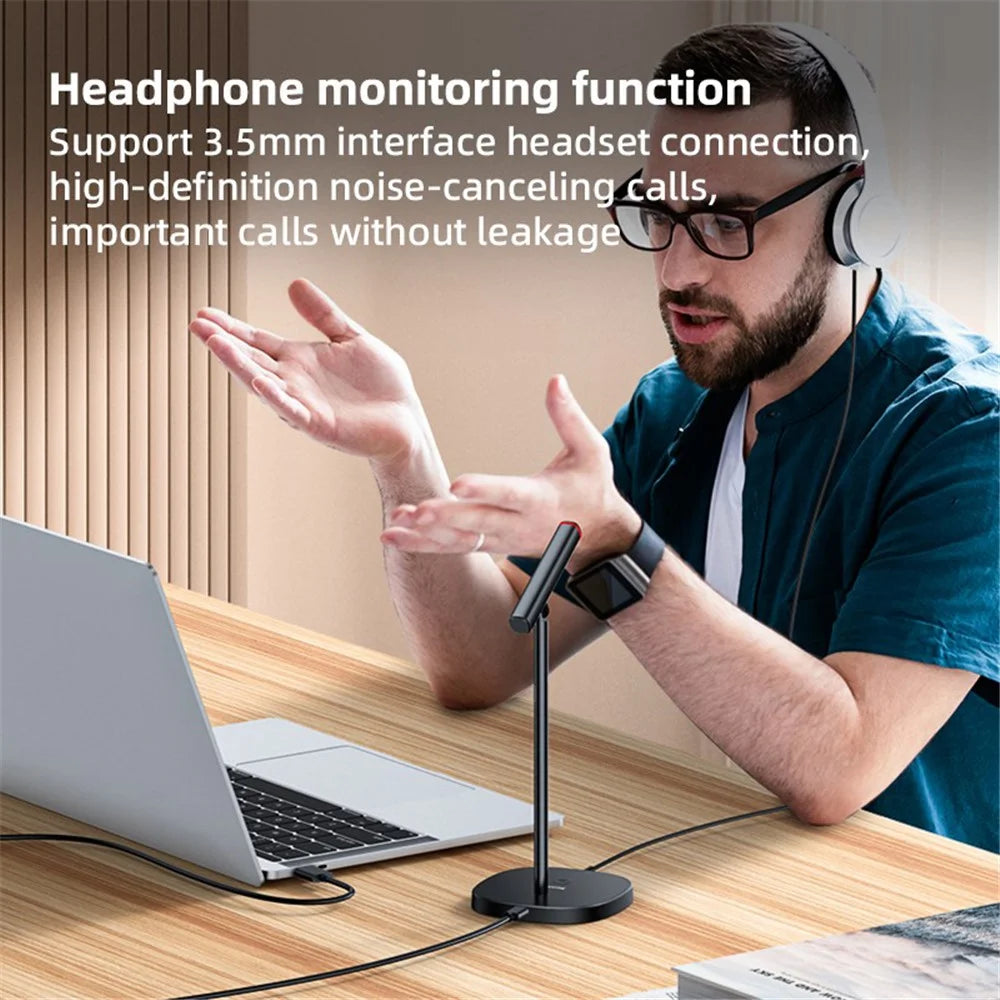 YESIDO KR18 360-Degree Omnidirectional Microphone Noise Reduction Mic for Online Meeting Lesson - 5