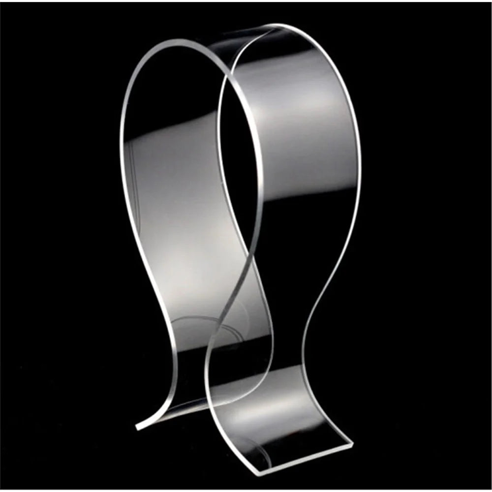 Crystal Acrylic Headphone Display Stand - Transparent - 1