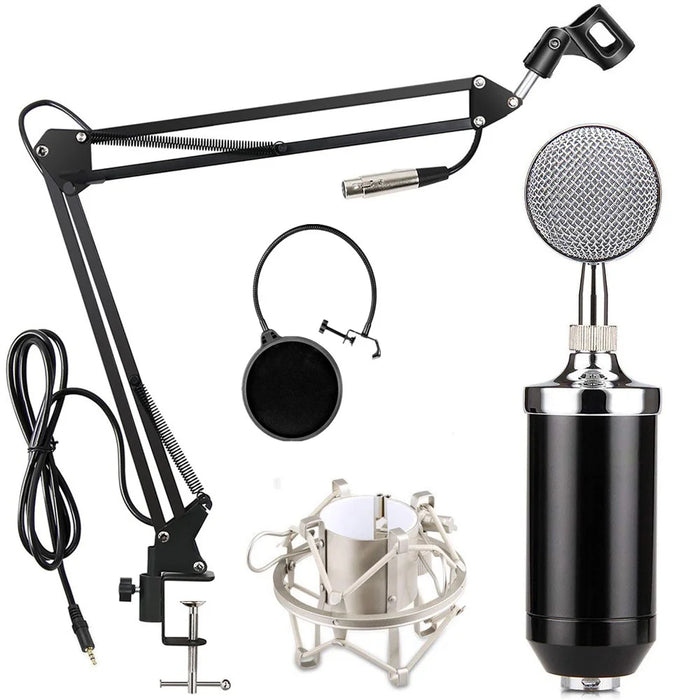 BM-3000 Condenser Microphone Kit Professional Vocal Studio Recording Mic for Streaming Chatting - 1