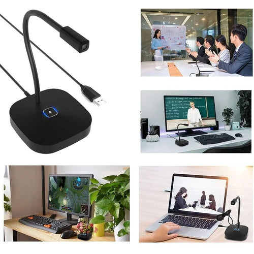 YANMAI G22 Microphone USB Plug Meeting Microphone Desktop Gooseneck USB Capacitive Microphone - 1