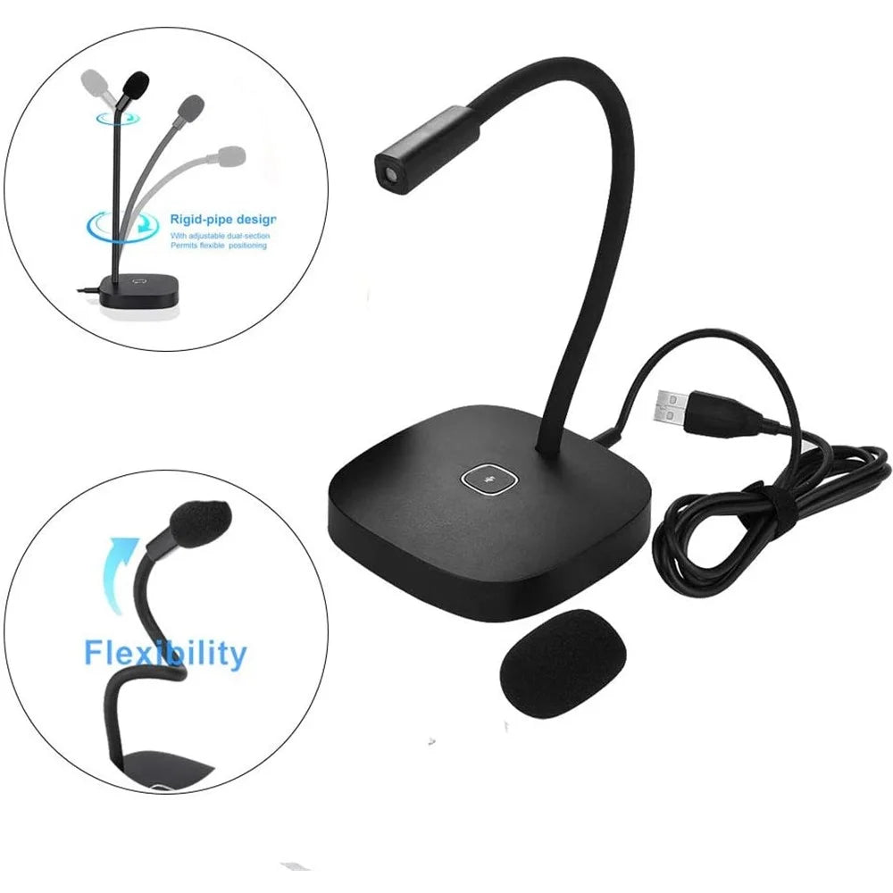 YANMAI G22 Microphone USB Plug Meeting Microphone Desktop Gooseneck USB Capacitive Microphone - 3