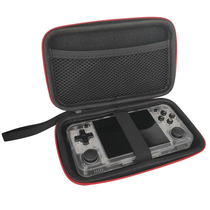 For ANBERNIC RG35XX H Handheld Gaming Console Storage Bag EVA Case with Hand Strap - 3