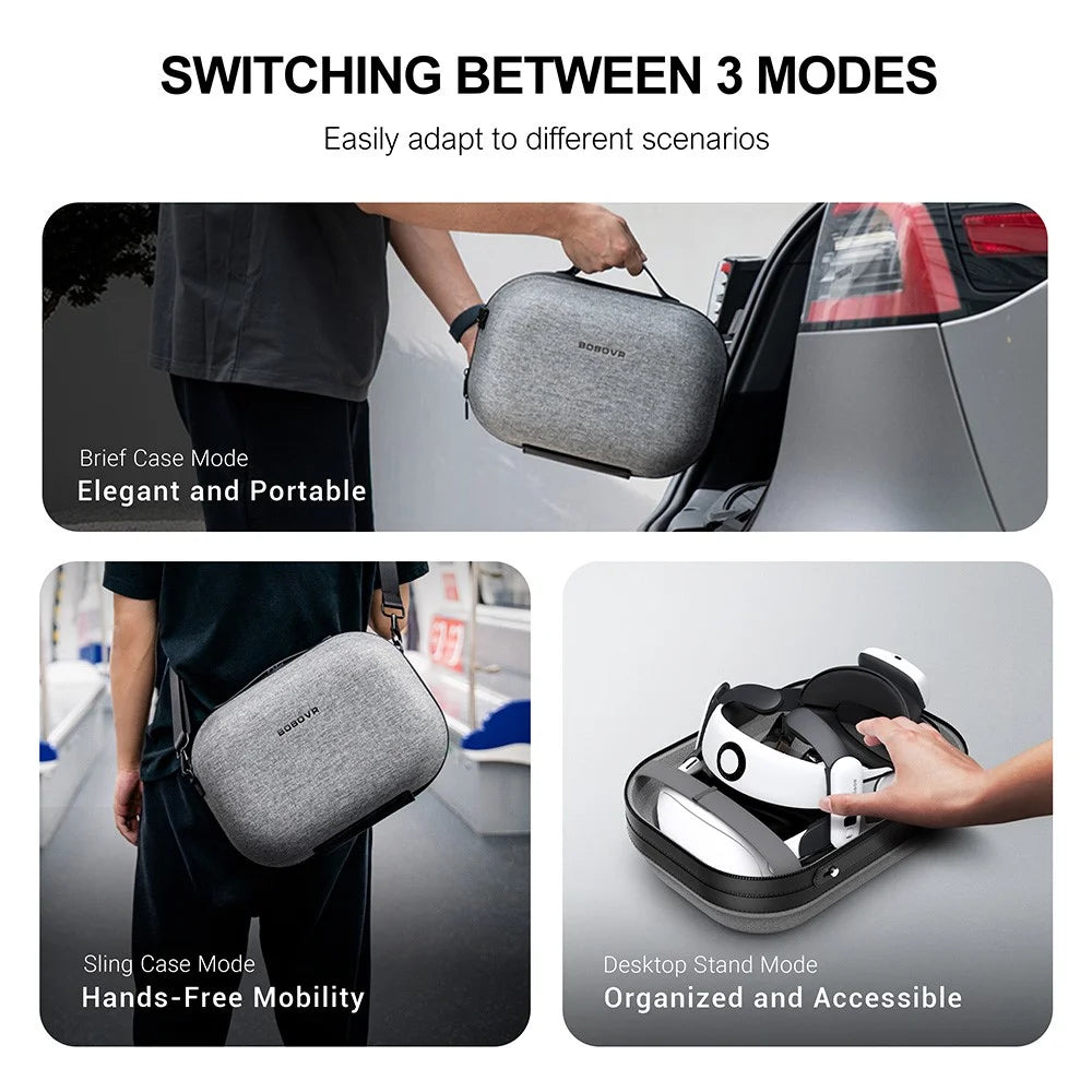BOBOVR C3 For Meta Quest 3 / Quest 3S Carrying Bag Hard Shell Storage Case VR Accessory - 3