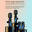 J3 Digital Display Noise Reduction 2.4G Wireless Lavalier Microphone System, 2 Mic + 1 Receiver - Type-C Interface - 2