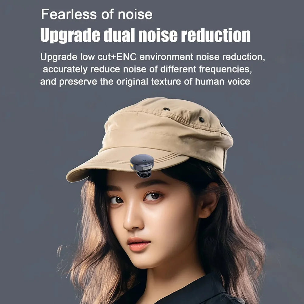 Q8 Outdoor Live Broadcasting Dual Noise Reduction Wireless 2.4G Lavalier Microphone, 2 Mic + 1 Receiver - Type-C Interface - 2