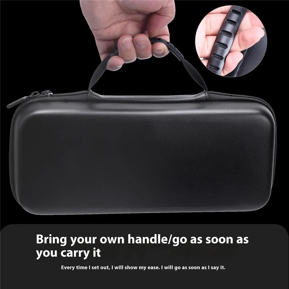 Carrying Case for Asus ROG Ally X Game Console and Accessories Shockproof EVA Handheld Case - Black - 4