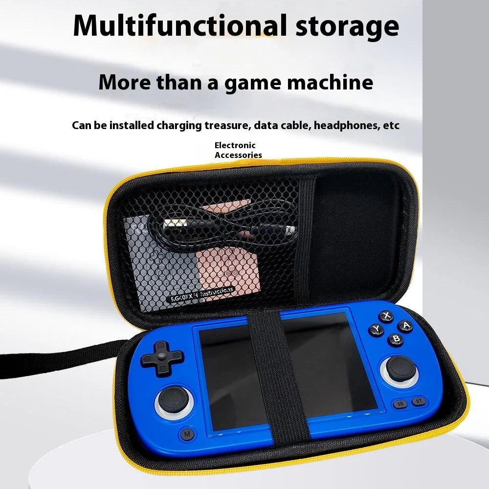 For ANBERNIC RG40XX H Hard Carrying Case EVA Retro Game Travel Storage Holder with Mesh Pocket - 4