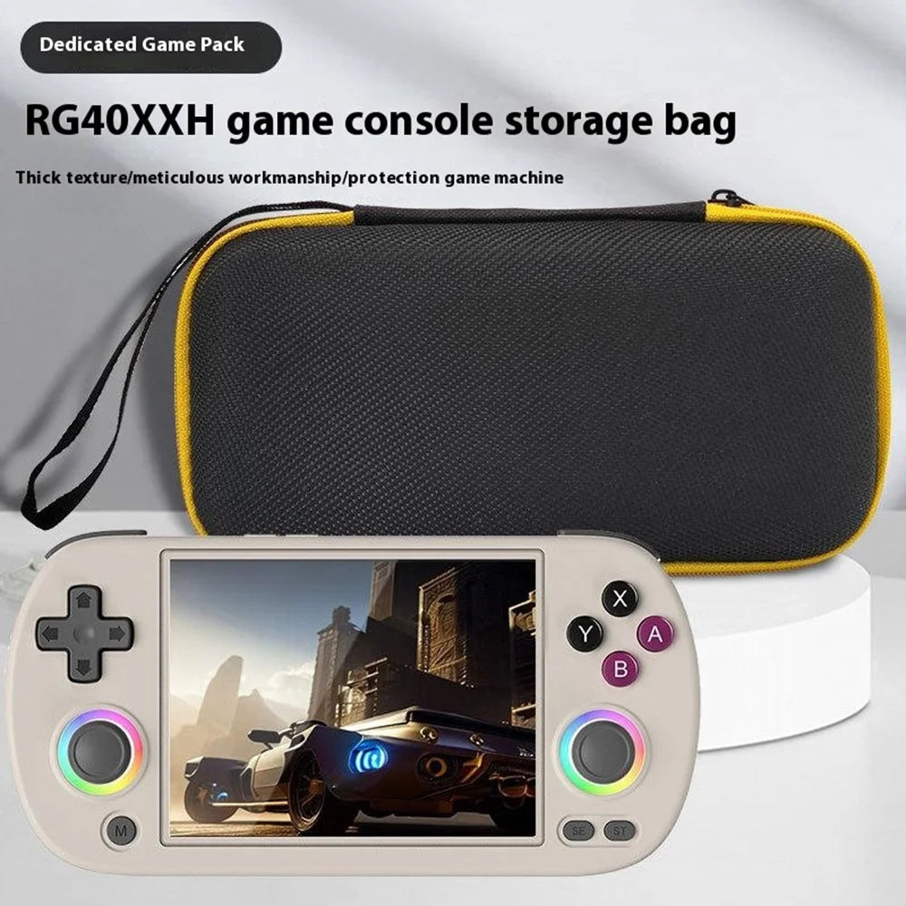 For ANBERNIC RG40XX H Hard Carrying Case EVA Retro Game Travel Storage Holder with Mesh Pocket - 5