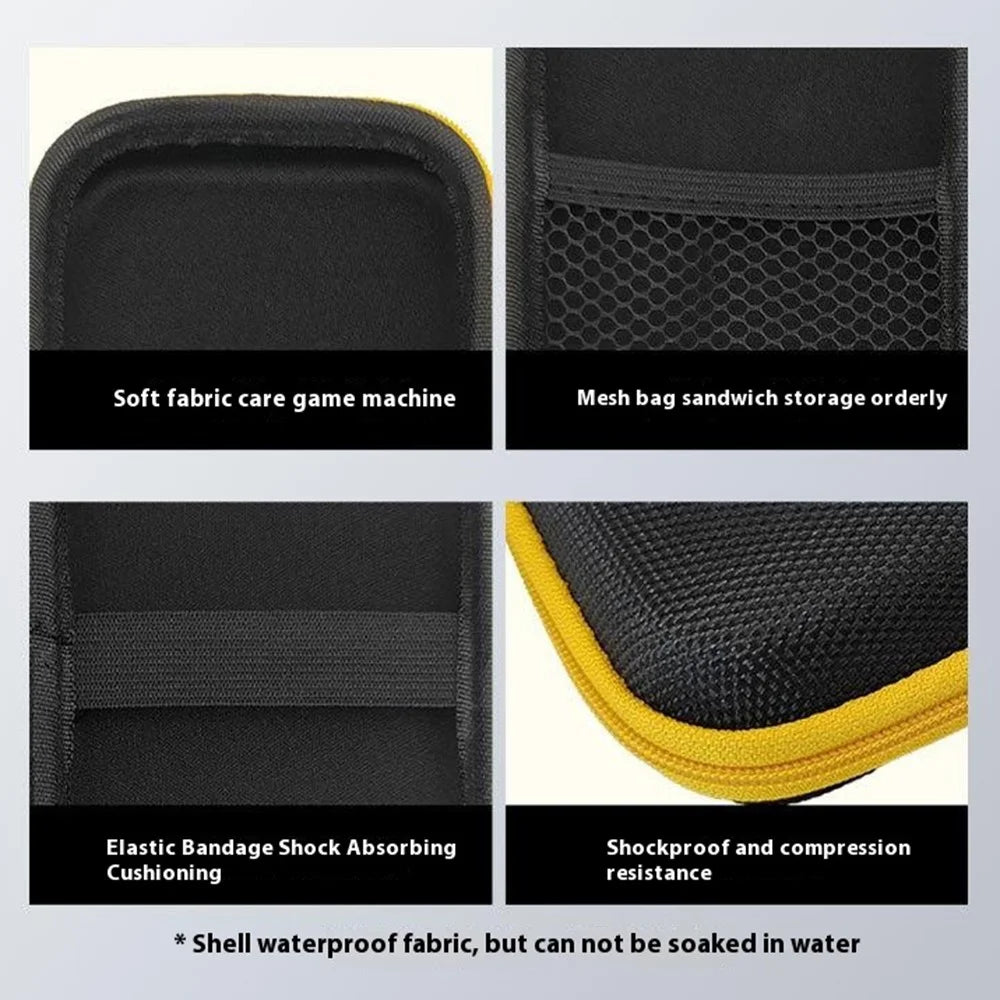 For ANBERNIC RG40XX H Hard Carrying Case EVA Retro Game Travel Storage Holder with Mesh Pocket - 6