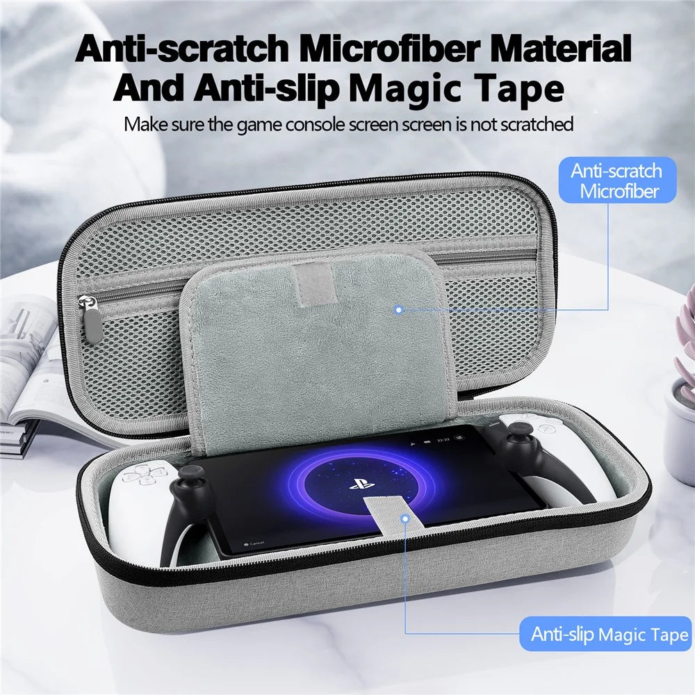 For Sony Playstation Portal EVA Carrying Case Game Console Storage Bag Handbag - 4
