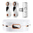 S36 2.4G Wireless Lavalier Microphone with Digital Display Charging Case, 2 Transmitter + 1 Receiver - Type-C Receiver - 1