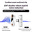 S36 2.4G Wireless Lavalier Microphone with Digital Display Charging Case, 2 Transmitter + 1 Receiver - Type-C Receiver - 5