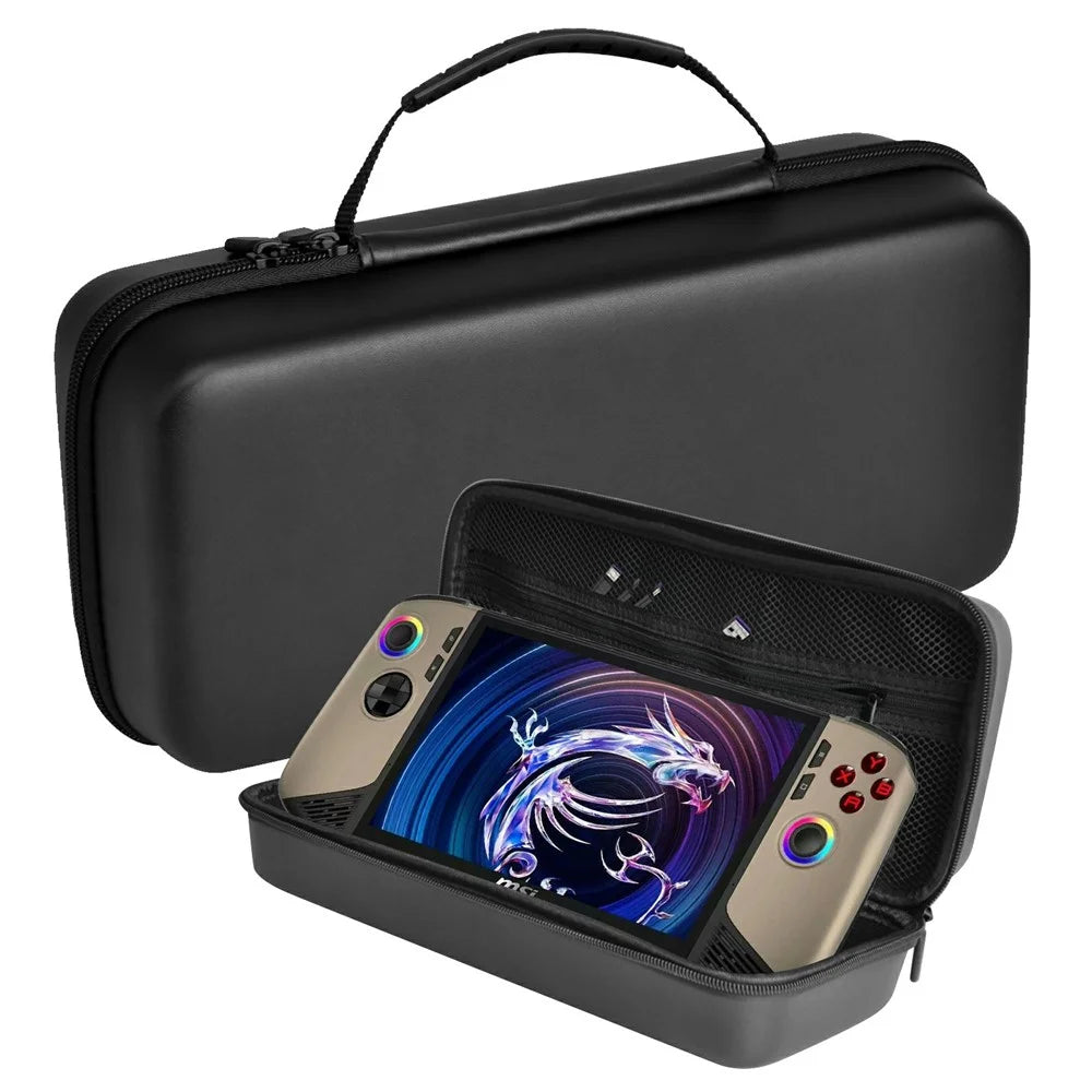 For MSI Claw 8 Carrying Case Handheld Game Console EVA Shockproof Storage Bag - 1