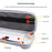 For Nintendo Switch 2 Carrying Case Handheld Game Console Storage Bag EVA Fabric Shockproof Organizer - 4