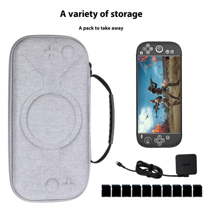 For Nintendo Switch 2 Carrying Case Handheld Game Console Storage Bag EVA Fabric Shockproof Organizer - 7