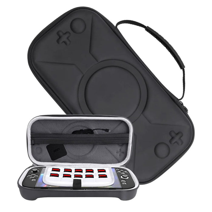 For Nintendo Switch 2 Carrying Case Storage Bag Handheld Leather Texture Game Accessories Organizer Box - 4