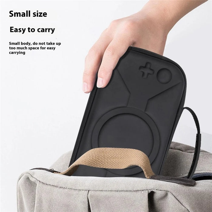 For Nintendo Switch 2 Carrying Case Storage Bag Handheld Leather Texture Game Accessories Organizer Box - 7
