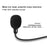 UHF 50m Wireless Lavalier Lapel Microphone Interview Voice Recording Mic System for iPhone Android DSLR Camera - 4