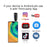 UHF 50m Wireless Lavalier Lapel Microphone Interview Voice Recording Mic System for iPhone Android DSLR Camera - 5