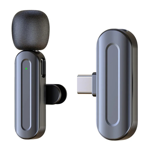 SX25 Type C Interface Lavalier Microphone Noise Reduction Clip On Wireless Mic for Live Streaming - 1