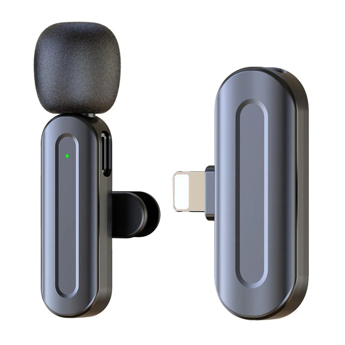SX25 iP Interface Lavalier Microphone Noise Reduction Clip On Wireless Mic for Live Streaming - 1