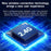 SX23 iP Interface Lavalier Microphone Noise Cancelling Mini Wireless Mic System, 2 Mic + 1 Receiver - 7
