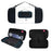 JYS JYS-NS2283 For Nintendo Switch 2 Game Console Carrying Case EVA Protective Storage Bag with Game Card Slots - Black - 3