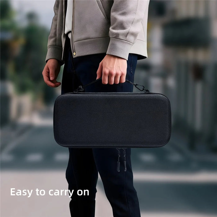 JYS JYS-NS2283 For Nintendo Switch 2 Game Console Carrying Case EVA Protective Storage Bag with Game Card Slots - Black - 6