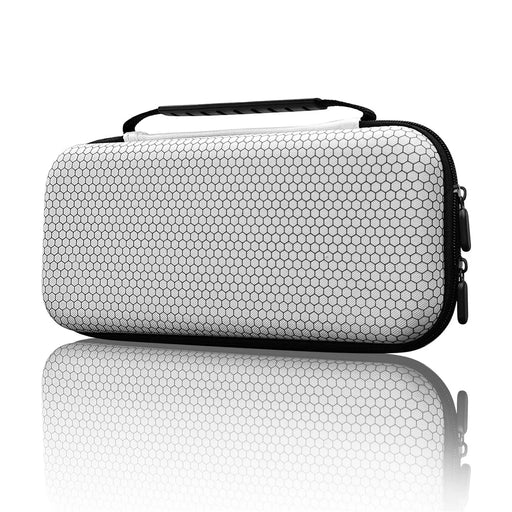 JYS JYS-NS2259 For Nintendo Switch 2 Carrying Case EVA Hard Shell Storage Bag with Game Card Slots - White - 1