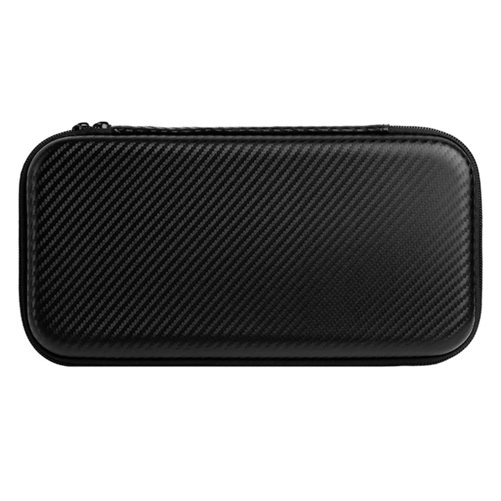 For Nintendo Switch 2 Storage Case Carbon Fiber Portable Carrying Bag with Detachable Handle - 1