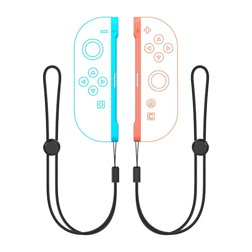 1 Pair For Nintendo Switch 2 Game Controller Hand Strap Joy-Con Handle Rubber TPE Anti Drop Wrist Band Lanyard - 1