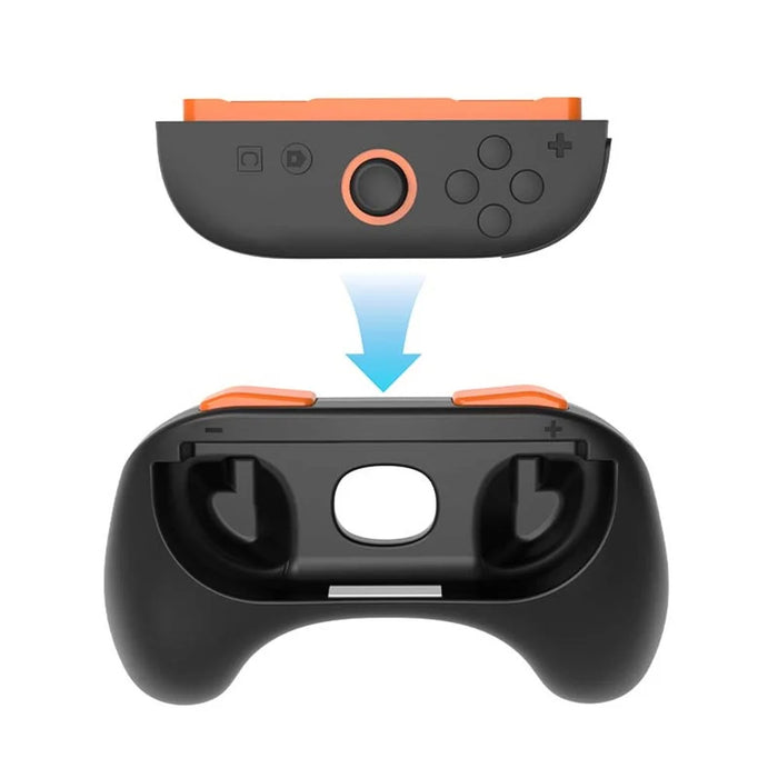 HBS-2812 2Pcs For Nintendo Switch 2 Left and Right Joy-Con Hand Grip Game Controller Handles Kit - 4