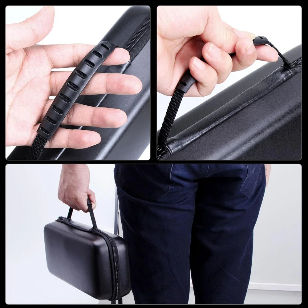 For AYN Odin 2 Portable Storage Bag Game Console Carrying Case EVA Shockproof with Handle Strap  /  Mesh Pocket - 5
