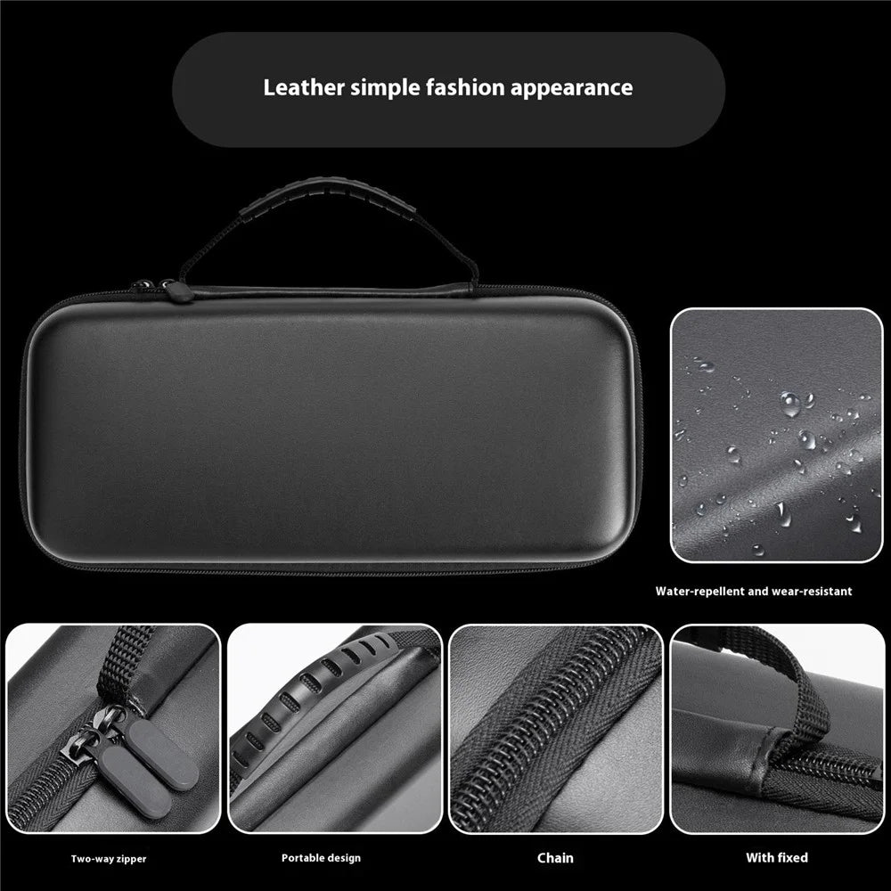 For AYN Odin 2 Portable Storage Bag Game Console Carrying Case EVA Shockproof with Handle Strap  /  Mesh Pocket - 6