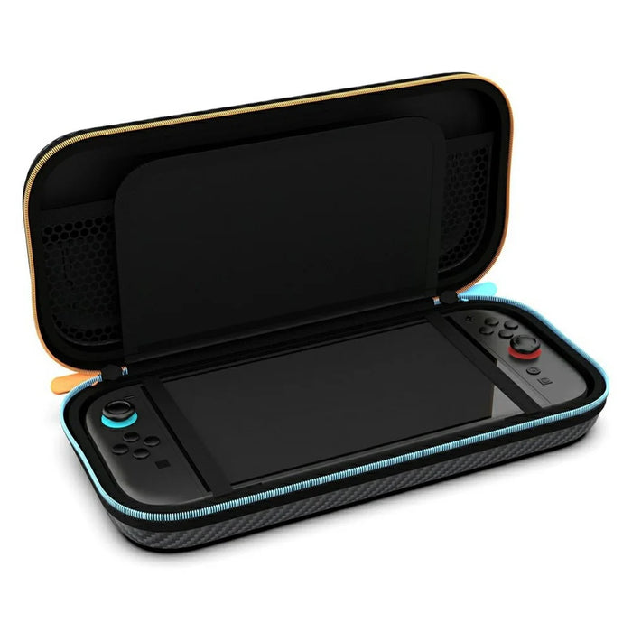 IPEGA PG-SW2005A For Nintendo Switch 2 Carrying Case Carbon Fiber Texture Hard Shell Storage Bag - 4
