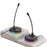 RGB Light Microphone 3 USB Ports Hub Plug and Play Noise Cancelling Desktop Mic - Black - 2