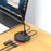 RGB Light Microphone 3 USB Ports Hub Plug and Play Noise Cancelling Desktop Mic - Black - 3