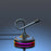 RGB Light Microphone 3 USB Ports Hub Plug and Play Noise Cancelling Desktop Mic - Black - 5
