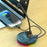 RGB Light Microphone 3 USB Ports Hub Plug and Play Noise Cancelling Desktop Mic - Black - 7
